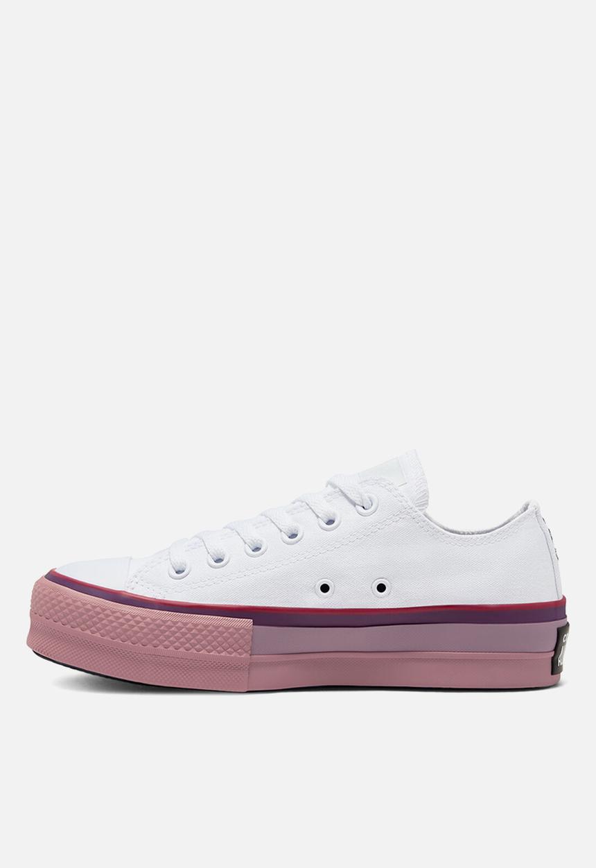 Converse - Ctas lift opi l ox 566557c -  pure silver/white