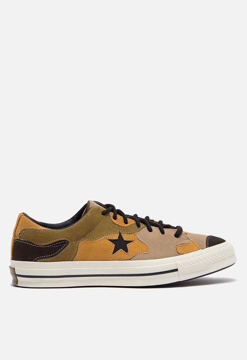 Converse - Cons one star camo suede hoop hunter m ox 165916c - black/olive flak