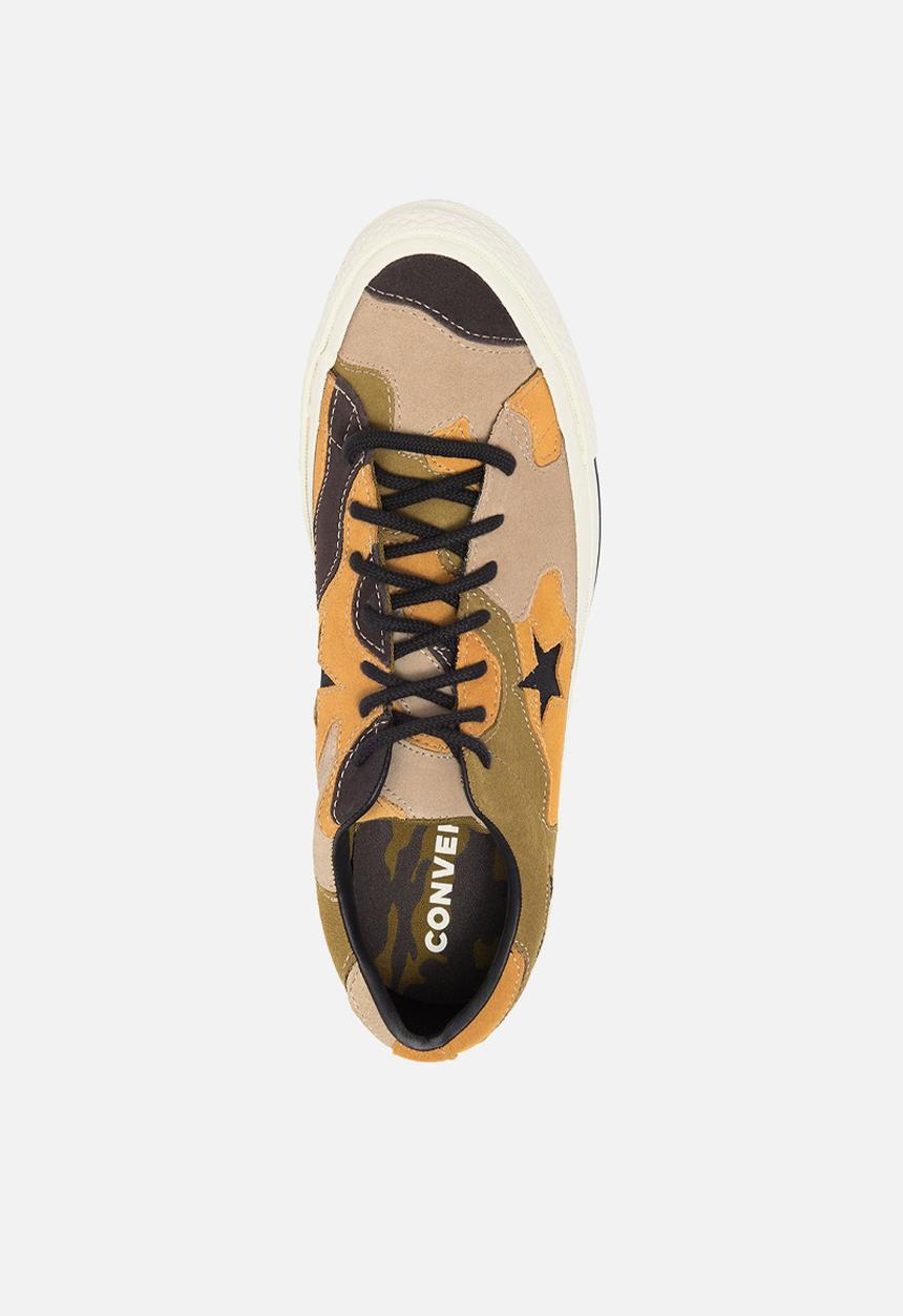 Converse - Cons one star camo suede hoop hunter m ox 165916c - black/olive flak