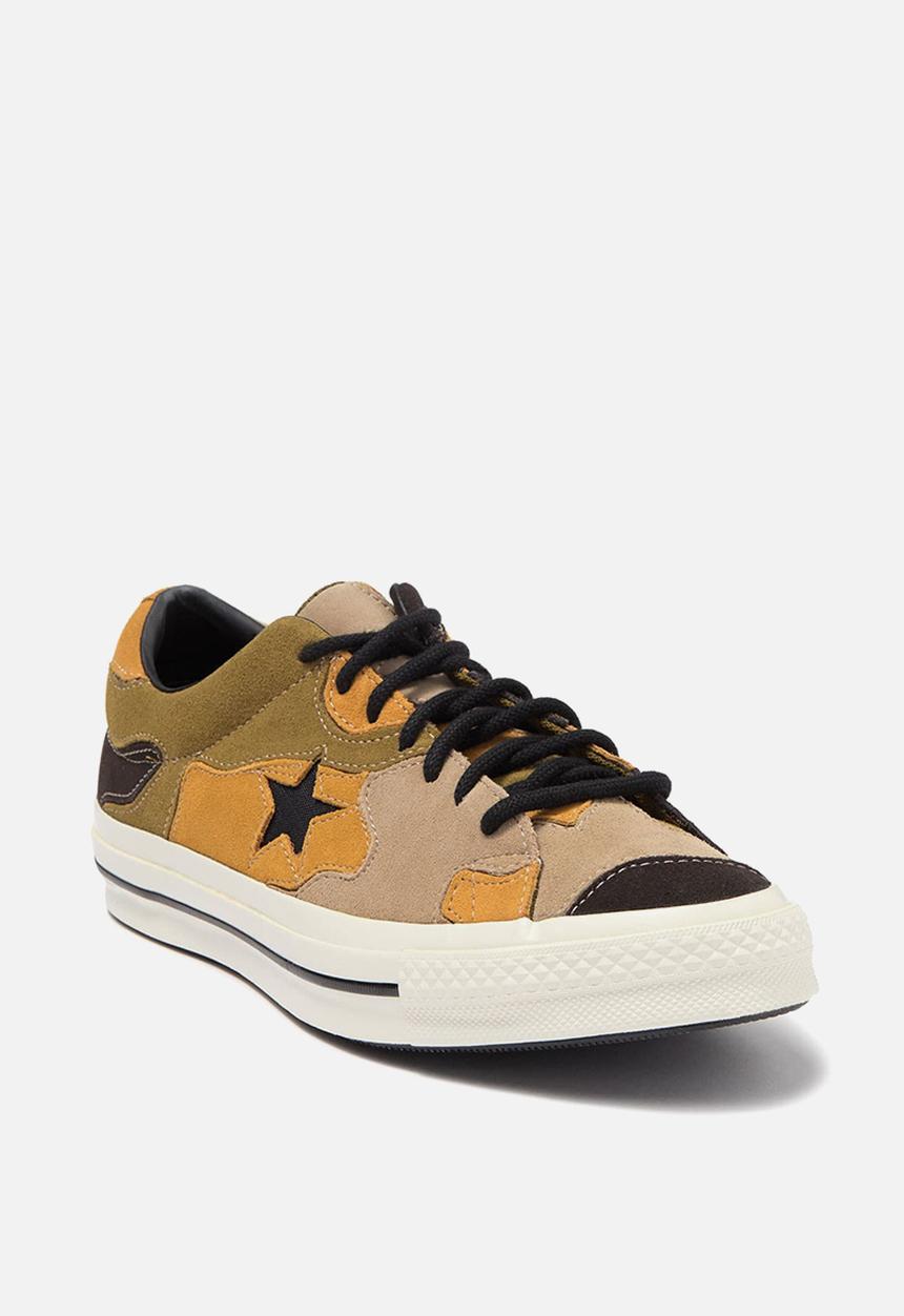 Converse - Cons one star camo suede hoop hunter m ox 165916c - black/olive flak