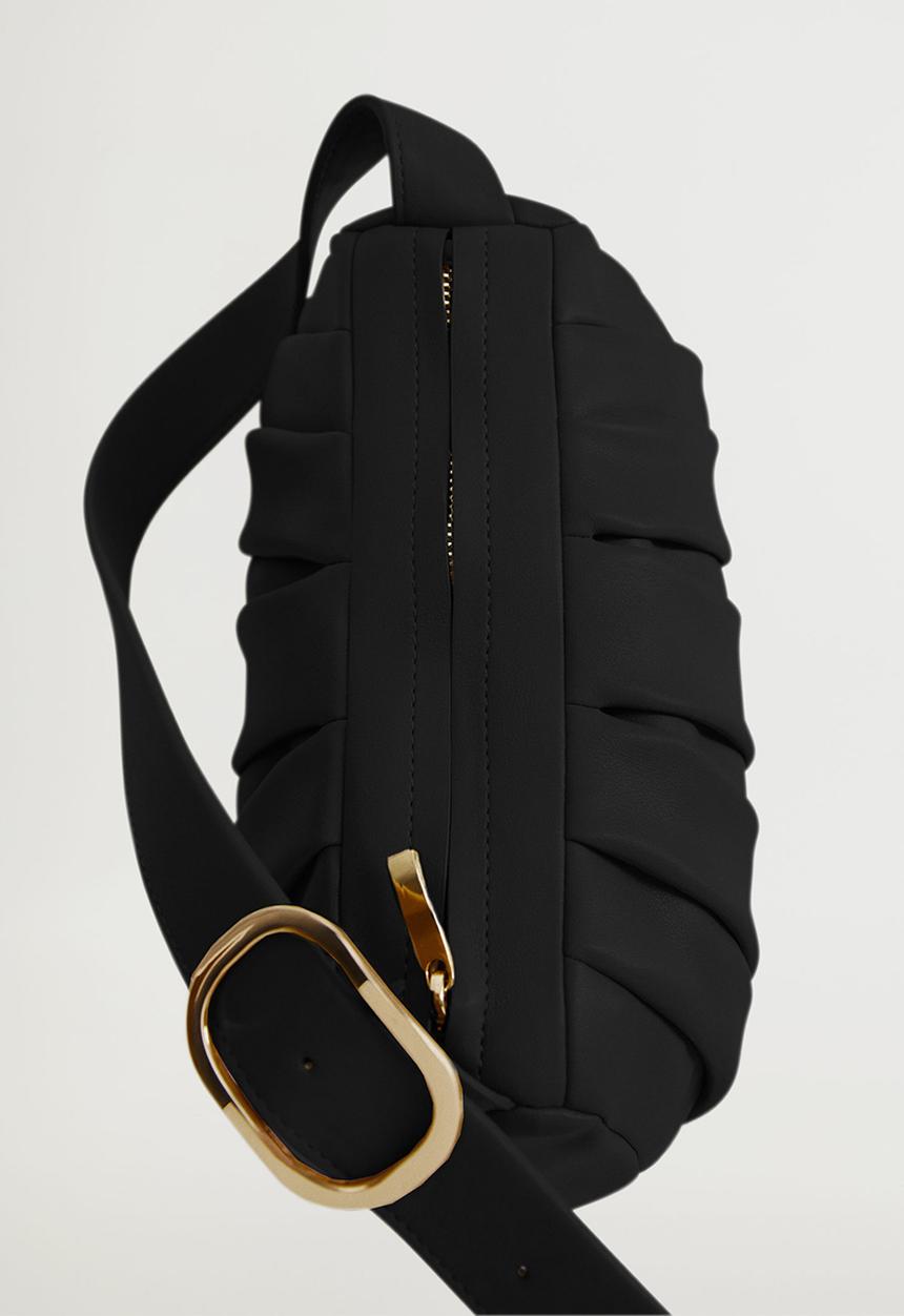 MANGO - Bag nastri - black