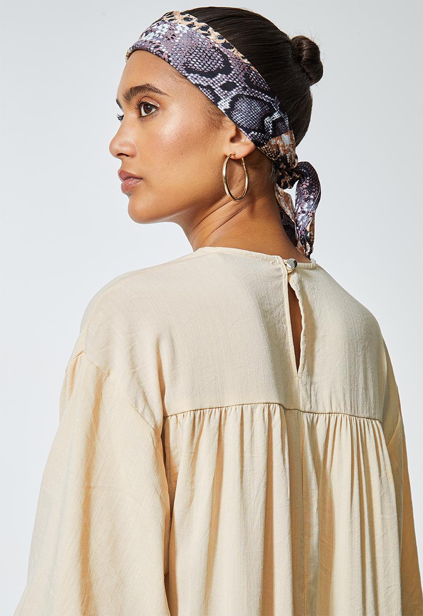 Superbalist - Empire cutline textured maxi dress - cement