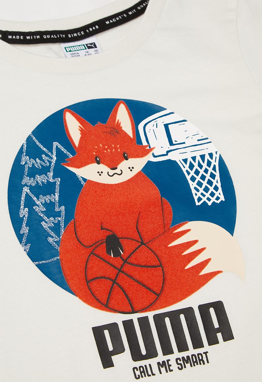 PUMA - Animals suede tee - grey