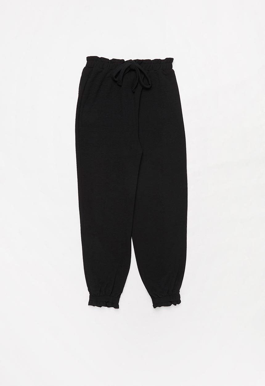 Superbalist - Paperbag waist joggers - black