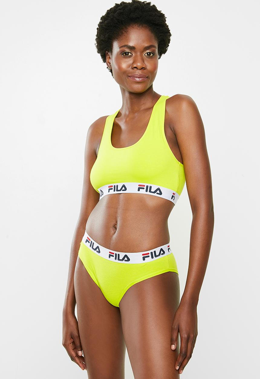 FILA - Becca brief - lime green