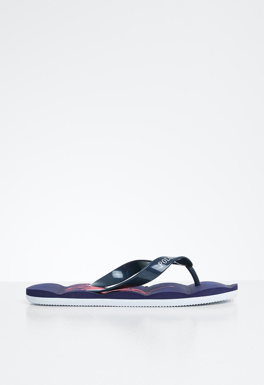 POLO - Boys milo pony flip flop - navy