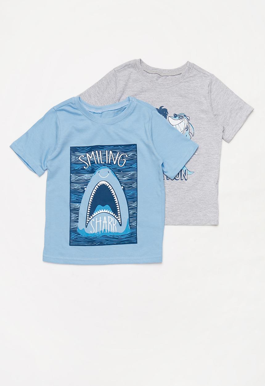 Pop Candy - Boys 2 pack printed tees - multi
