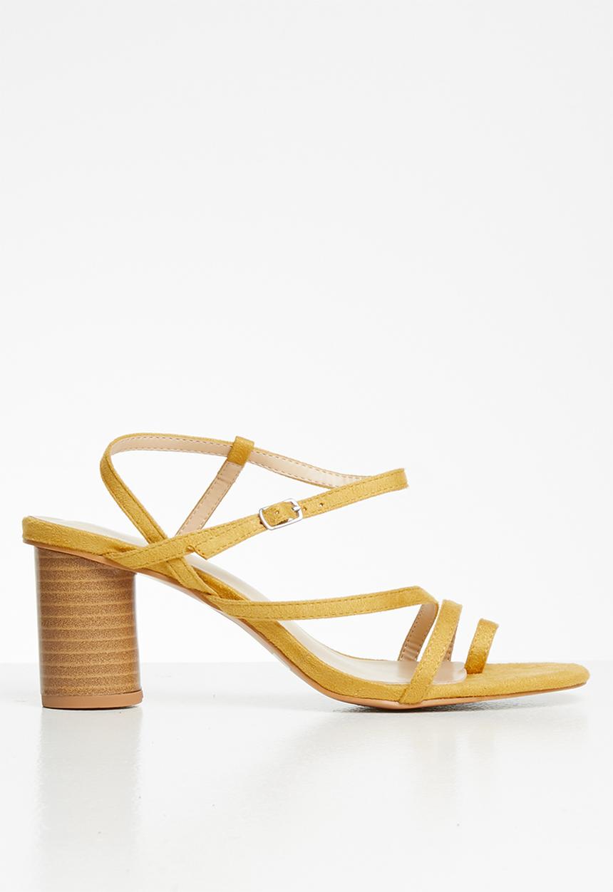edit - Leonie barely-there heel - yellow