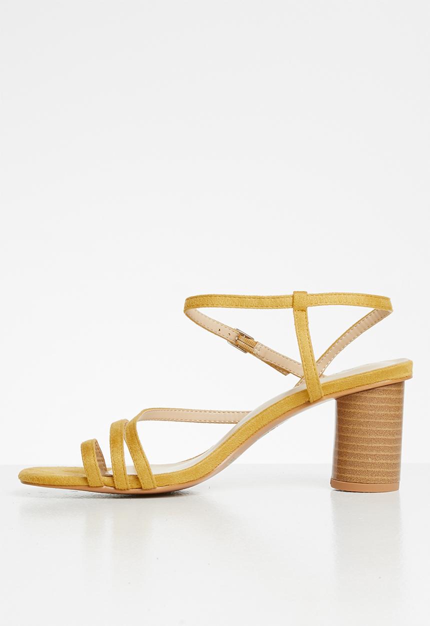 edit - Leonie barely-there heel - yellow