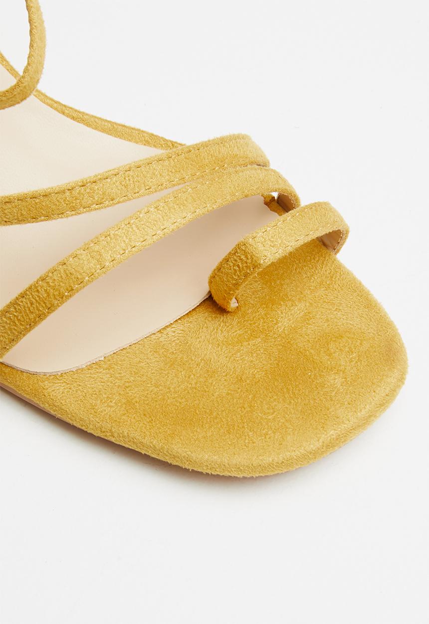 edit - Leonie barely-there heel - yellow