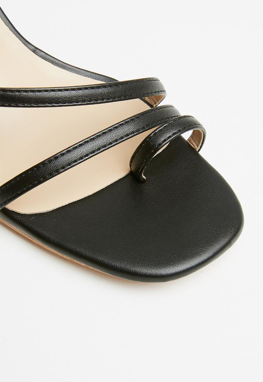 edit - Leonie barely-there heel - black