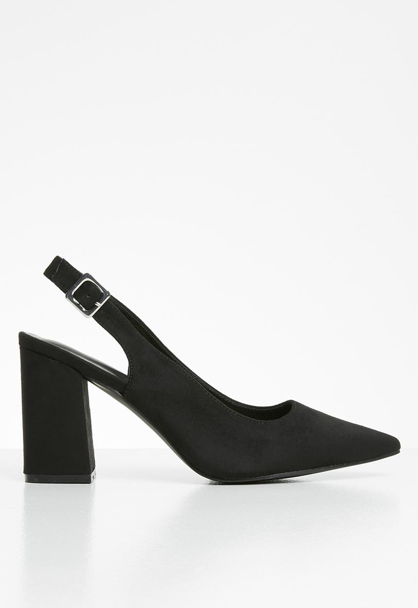 Superbalist - Jamie court block heel - black