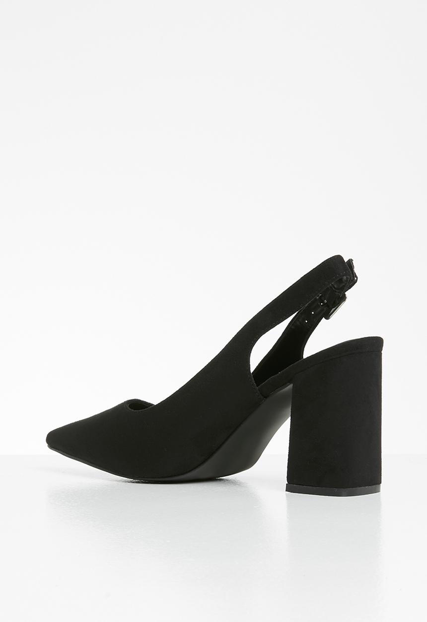 Superbalist - Jamie court block heel - black