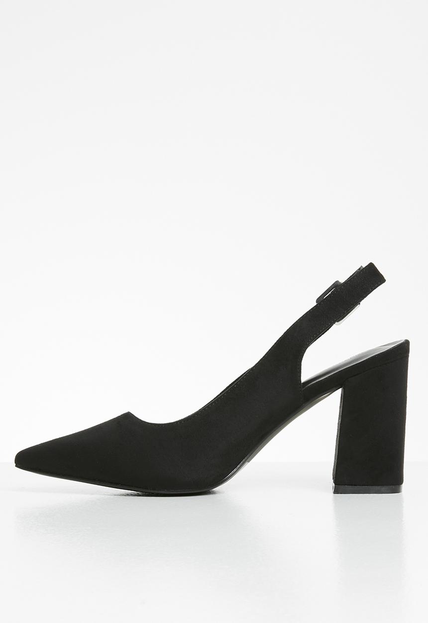 Superbalist - Jamie court block heel - black