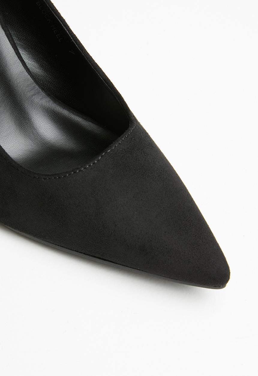 Superbalist - Jamie court block heel - black