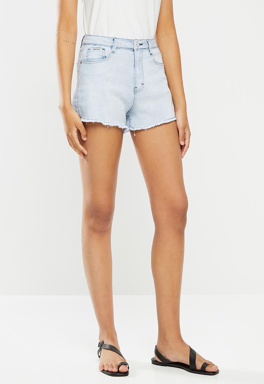 SISSY BOY - Jacks ryder shorts with a frayed hem - med vintage