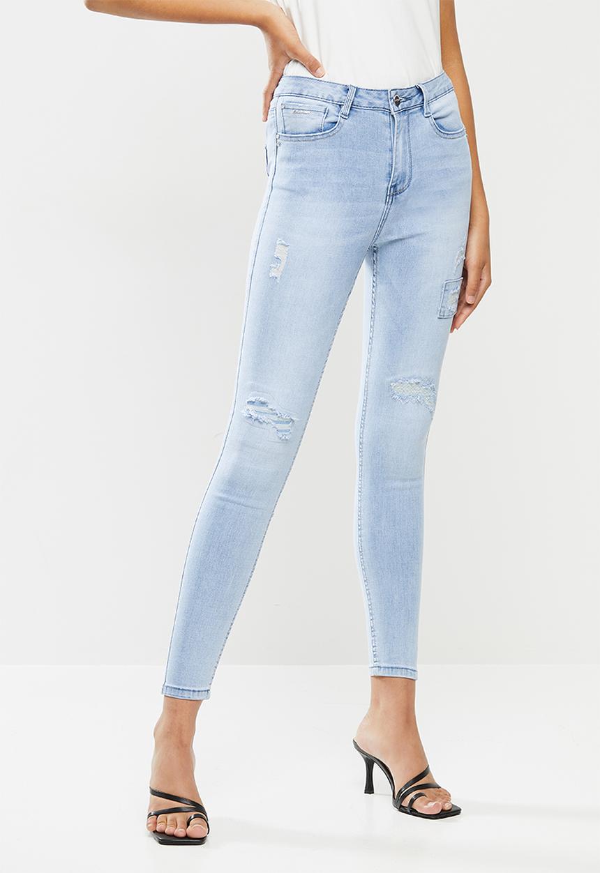SISSY BOY - Hollar at me ryder rip and repair skinny - light vintage