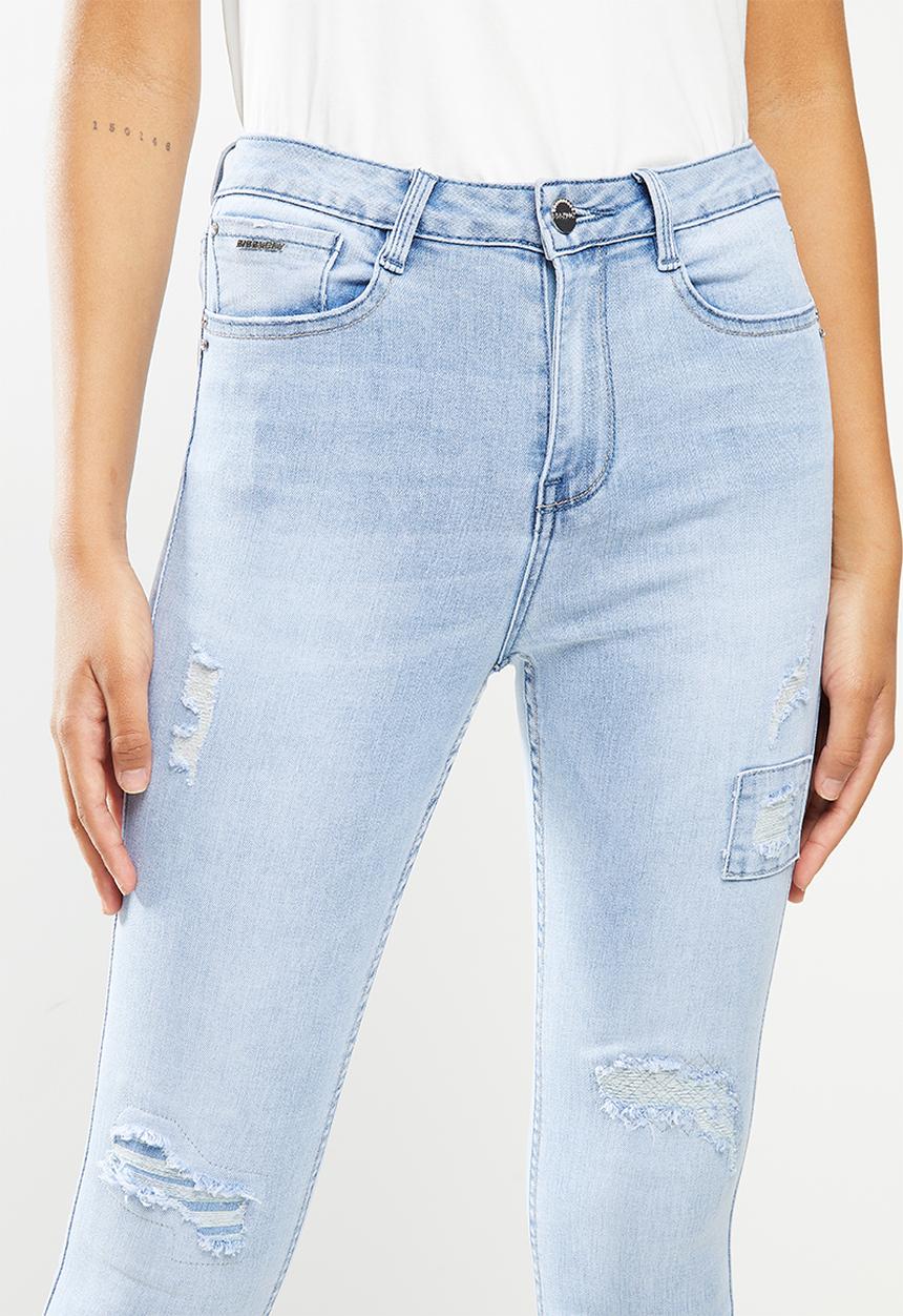 SISSY BOY - Hollar at me ryder rip and repair skinny - light vintage