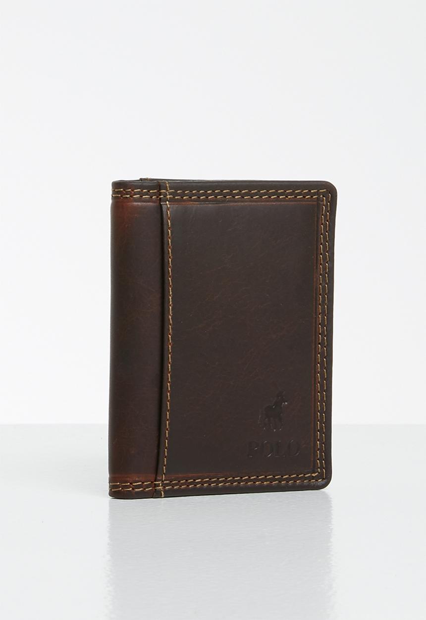 POLO - Tuscany leather credit card holder - brown