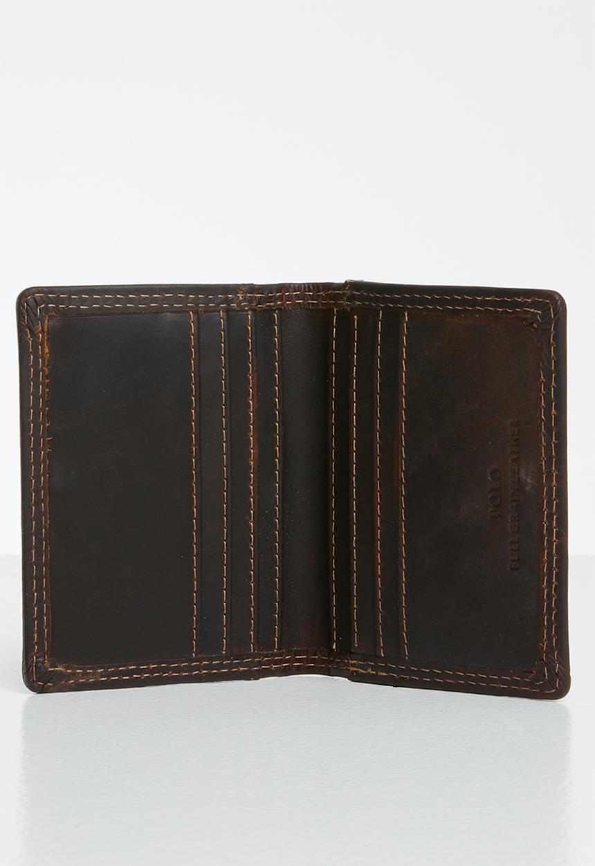 POLO - Tuscany leather credit card holder - brown