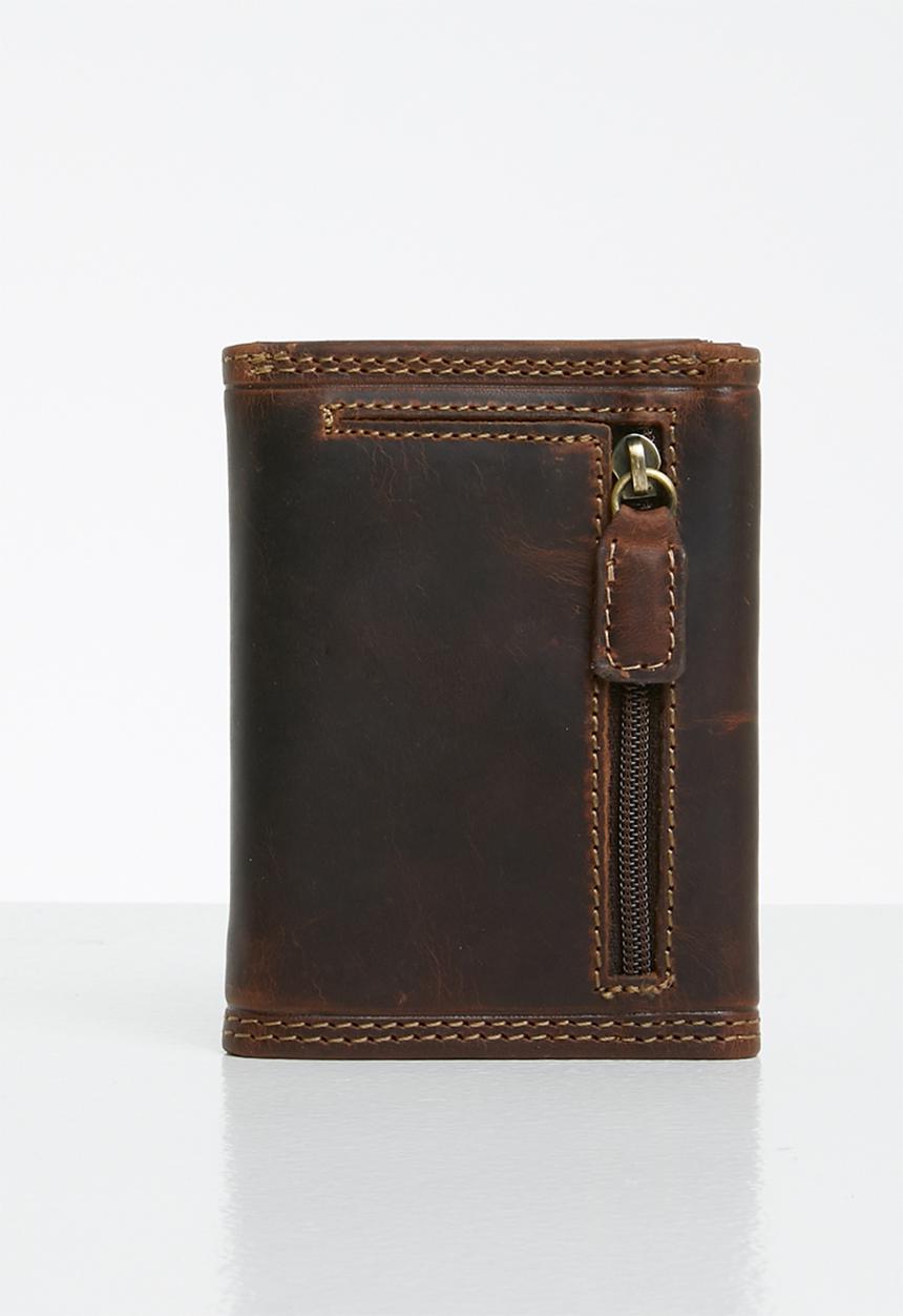 POLO - Tuscany trifold wallet - brown