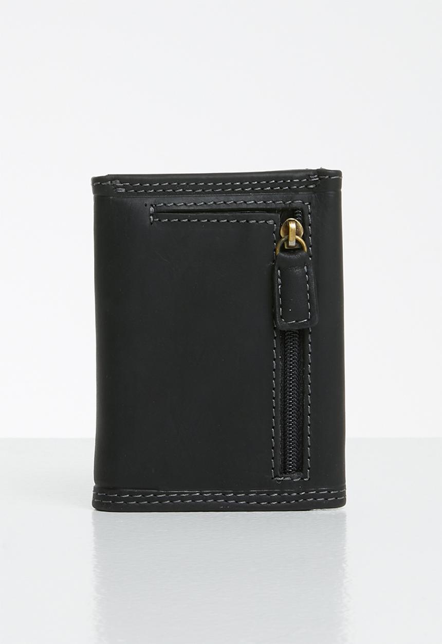 POLO - Tuscany trifold wallet - black