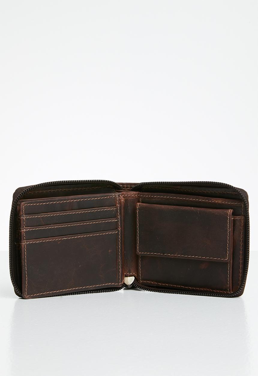 POLO - Hamilton zip around wallet - brown