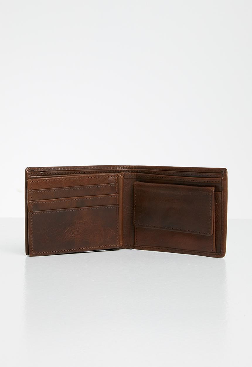 POLO - Etosha wallet small multi card & coin - brown