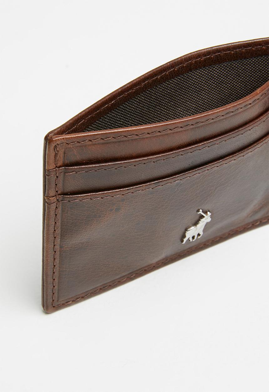 POLO - Etosha wallets small money clip wallet - brown