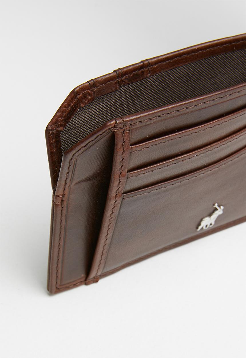 POLO - Etosha wallets cc wallet w top pocket - brown