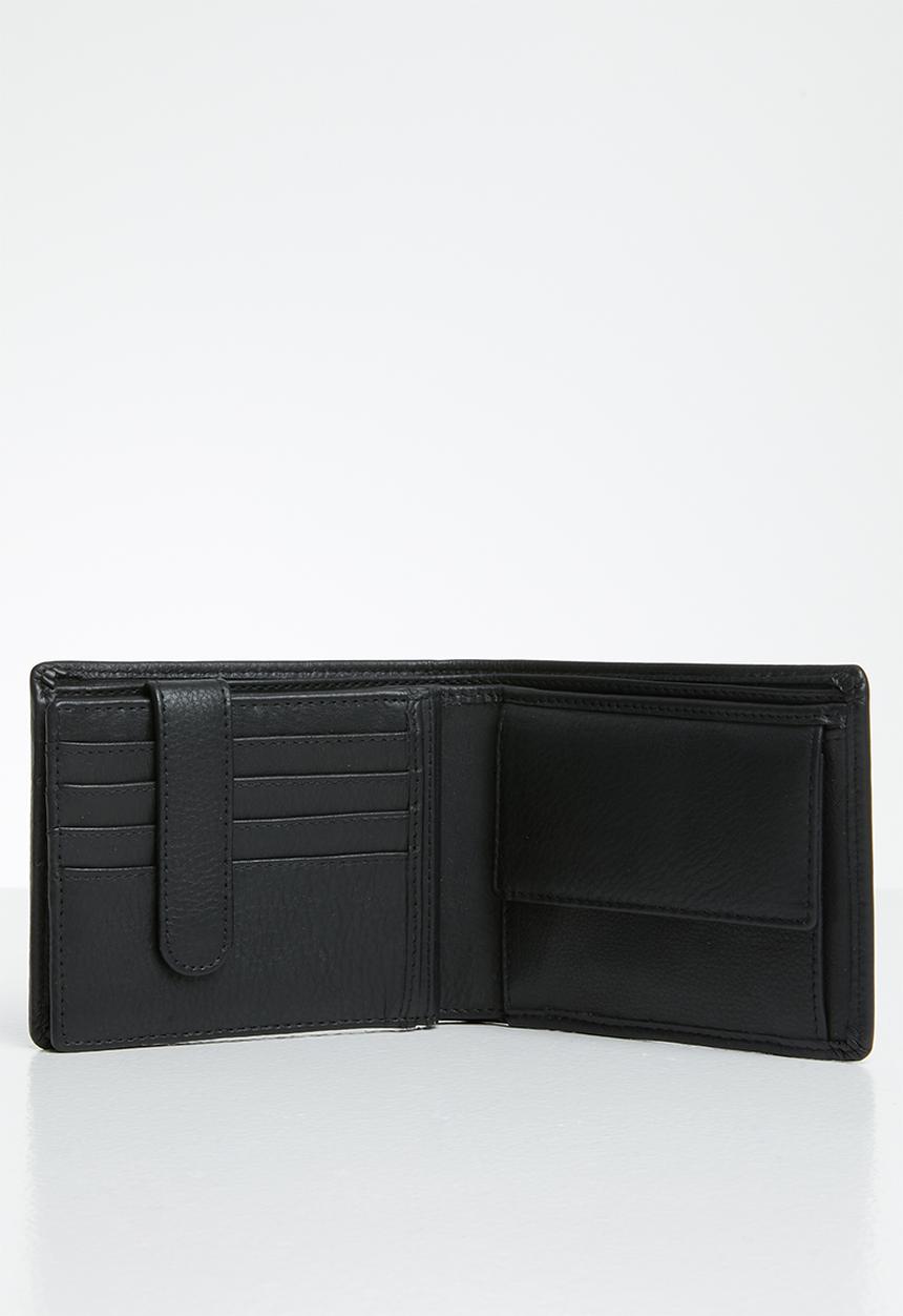 POLO - Nappa billfld driv lic - black