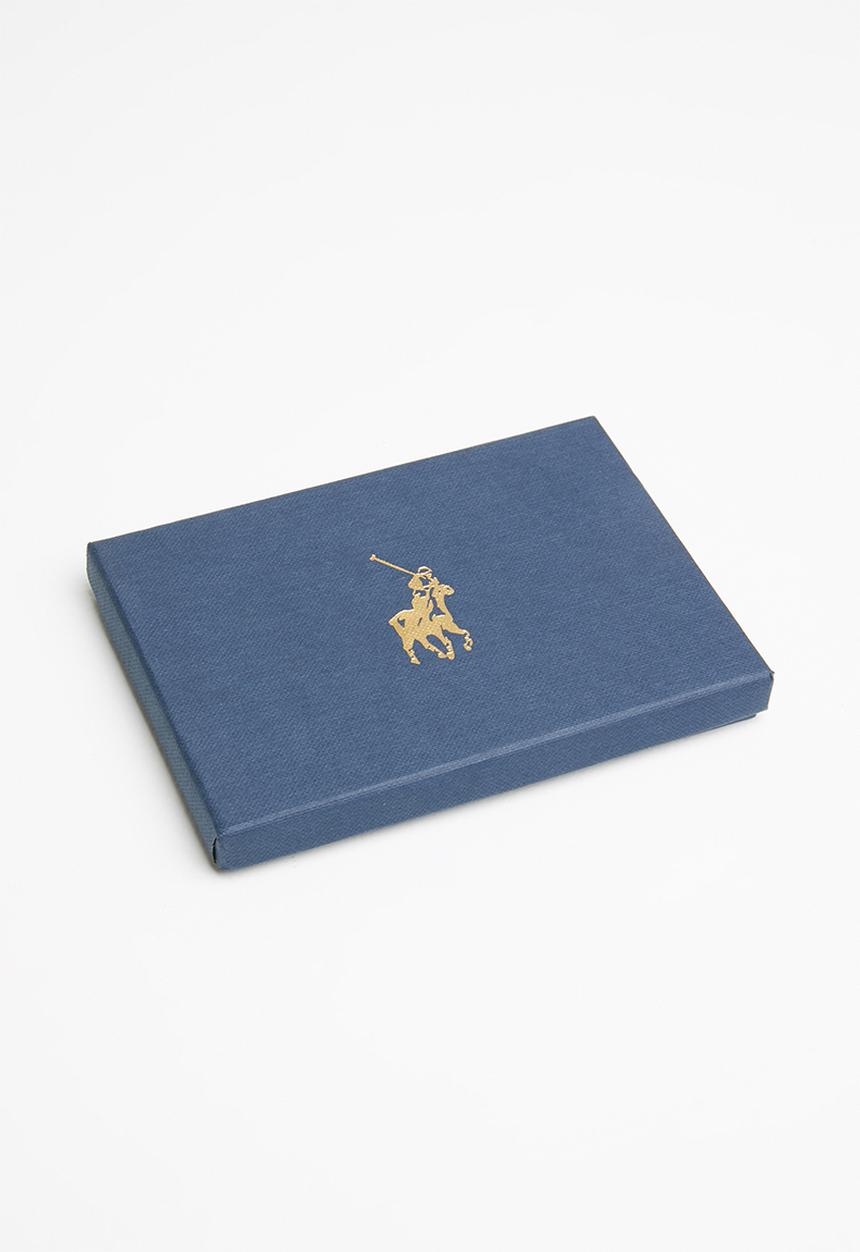 POLO - Nappa credit card wallet - black
