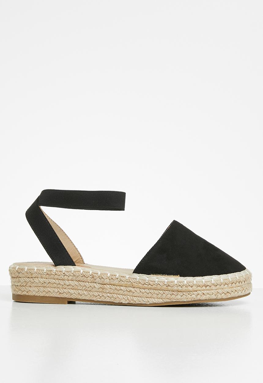 Superbalist - Trish espadrille - black