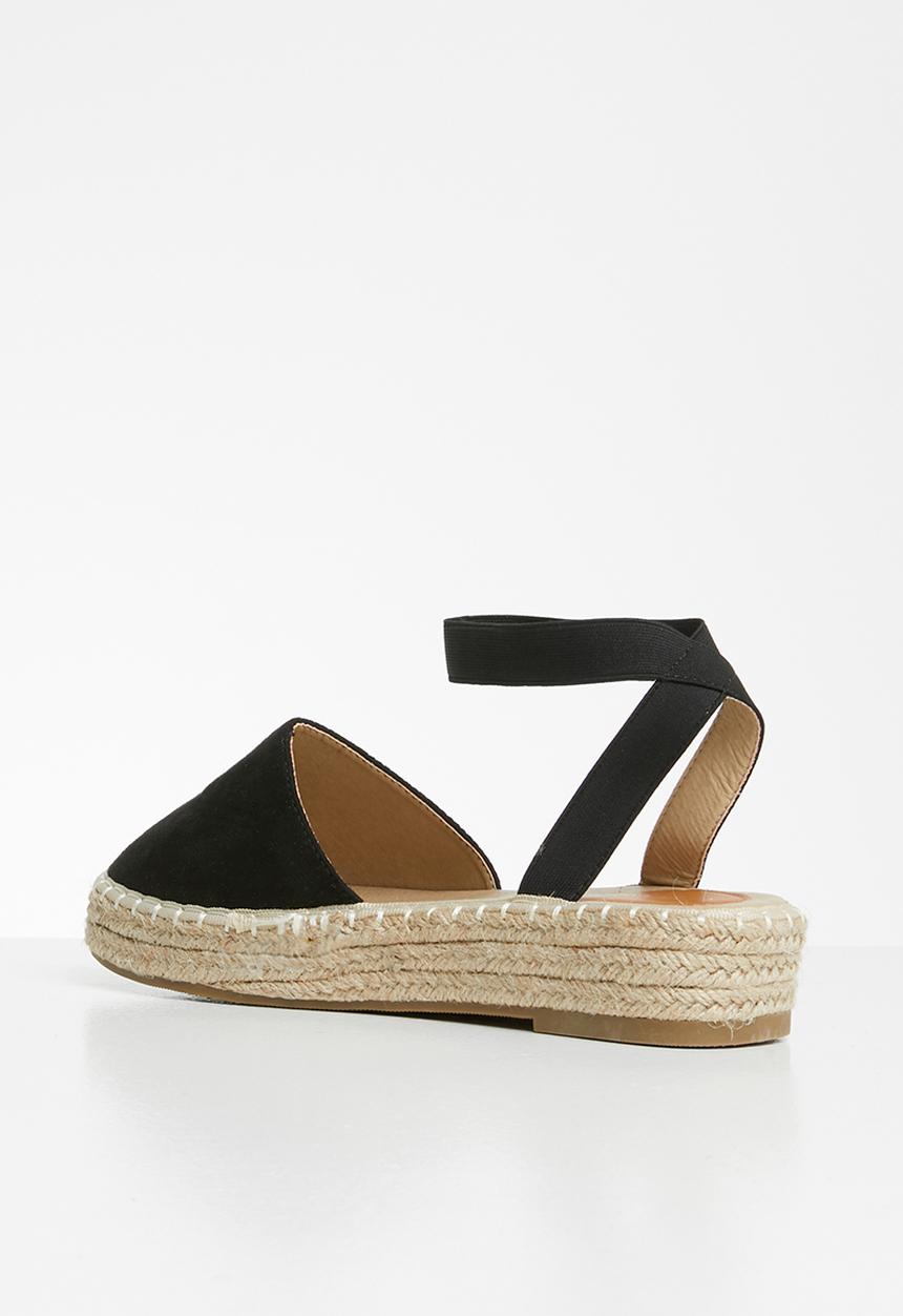Superbalist - Trish espadrille - black