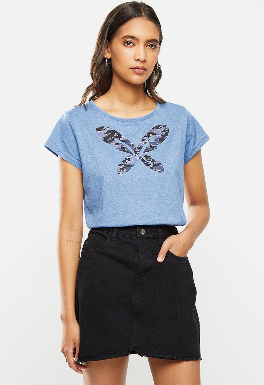 Lizzy - Arley tee - sky blue mel