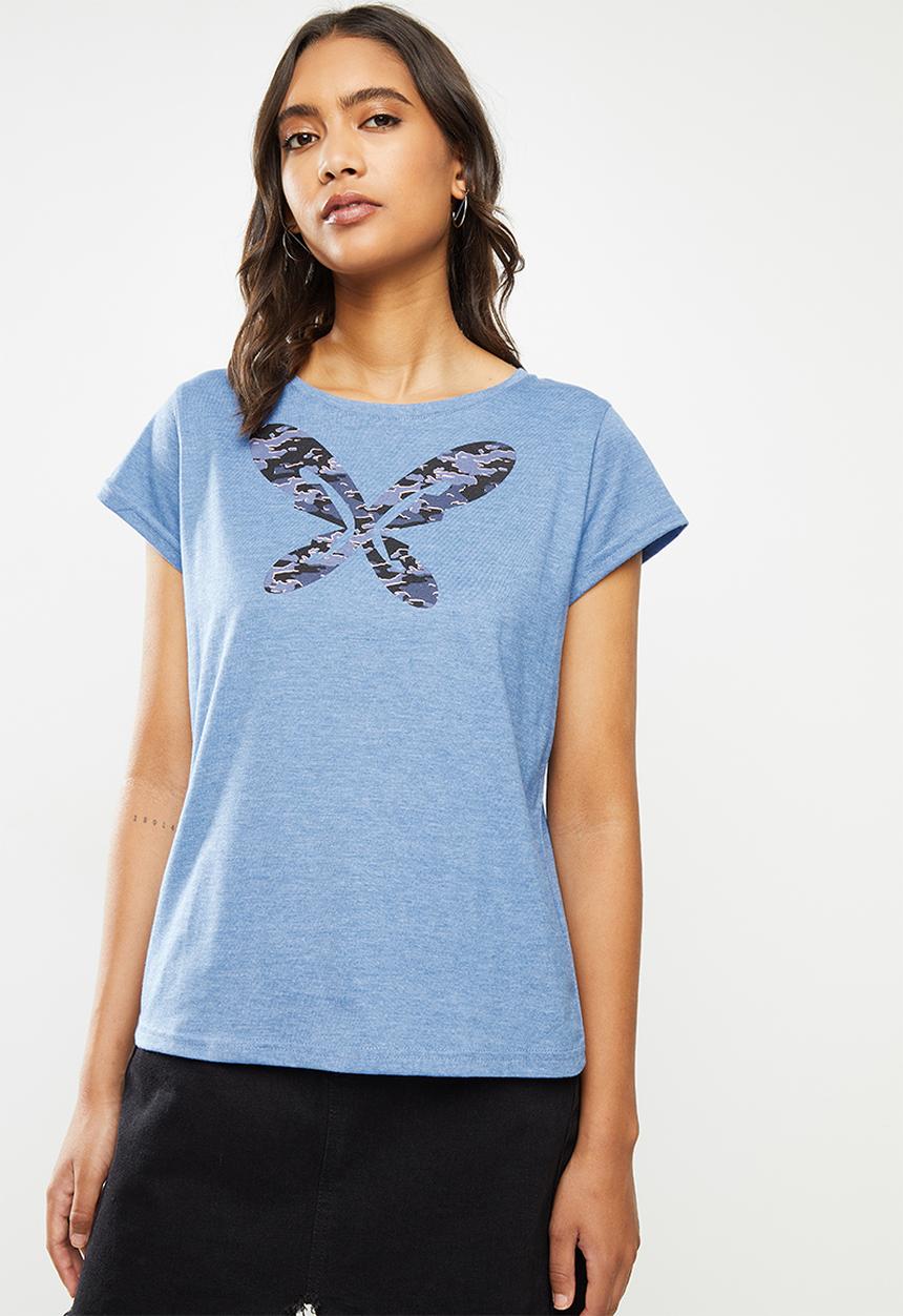 Lizzy - Arley tee - sky blue mel