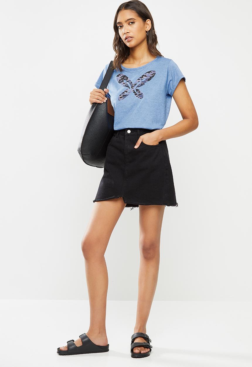 Lizzy - Arley tee - sky blue mel