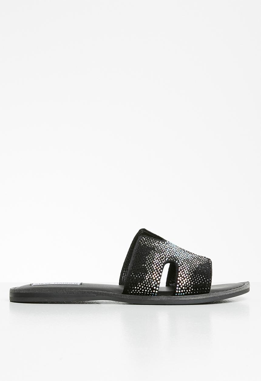 Steve Madden - Harlow slide - black & silver