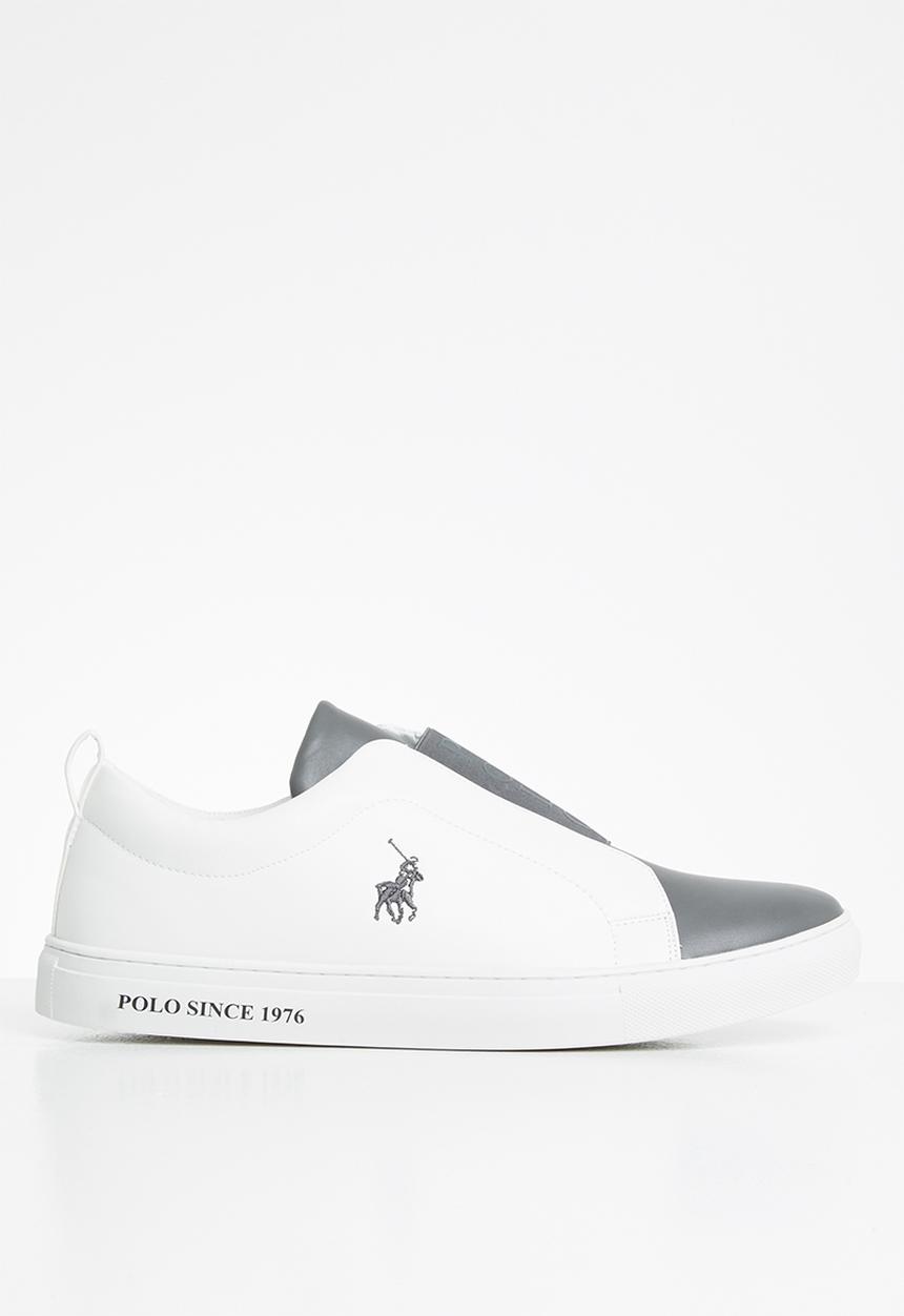 POLO - Boston gusset slip on sneaker - white