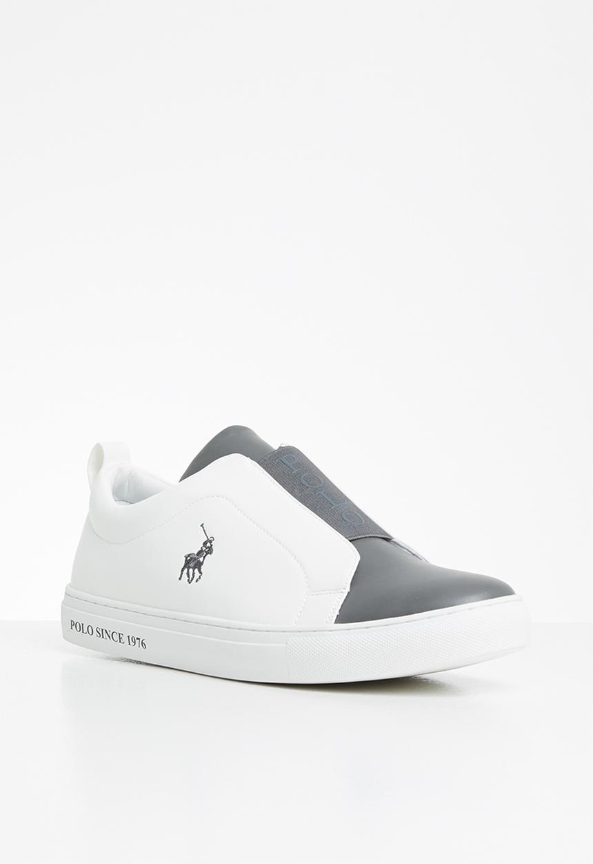 POLO - Boston gusset slip on sneaker - white