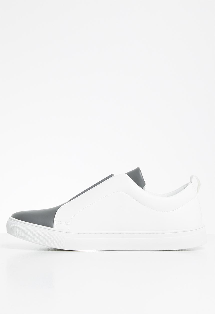 POLO - Boston gusset slip on sneaker - white