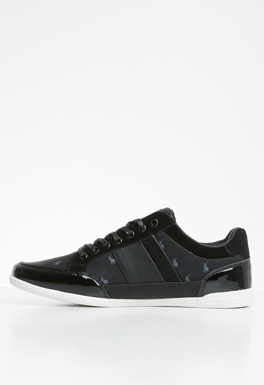 POLO - Benjamin side flash sneaker - black