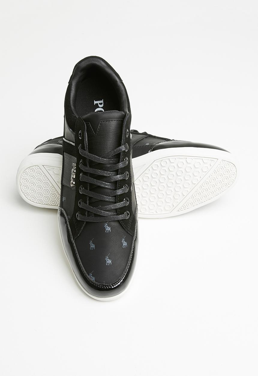 POLO - Benjamin side flash sneaker - black