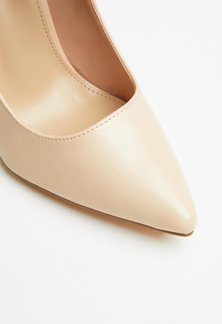SISSY BOY - Cuff love. court with diamanté ankle strap - neutral