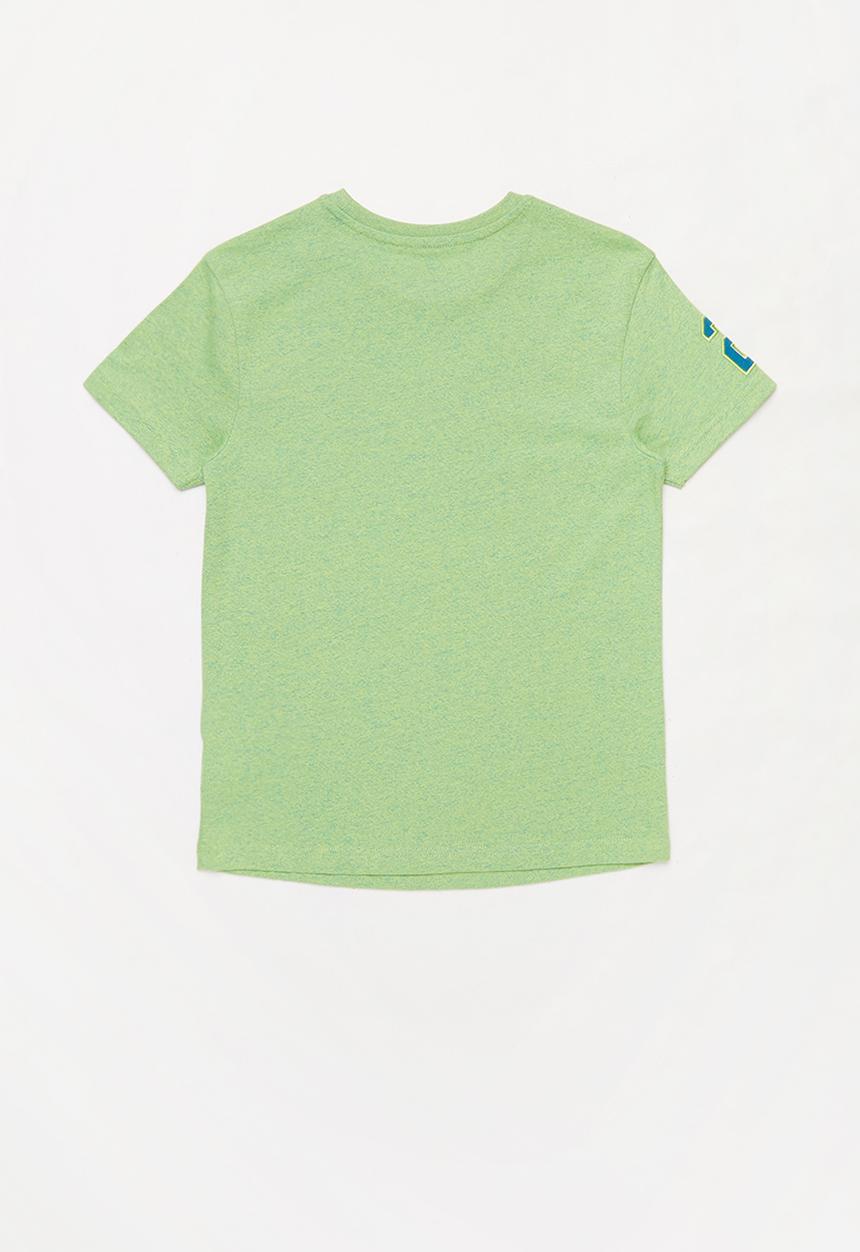POLO - Hawke space dye short sleeve tee - lime