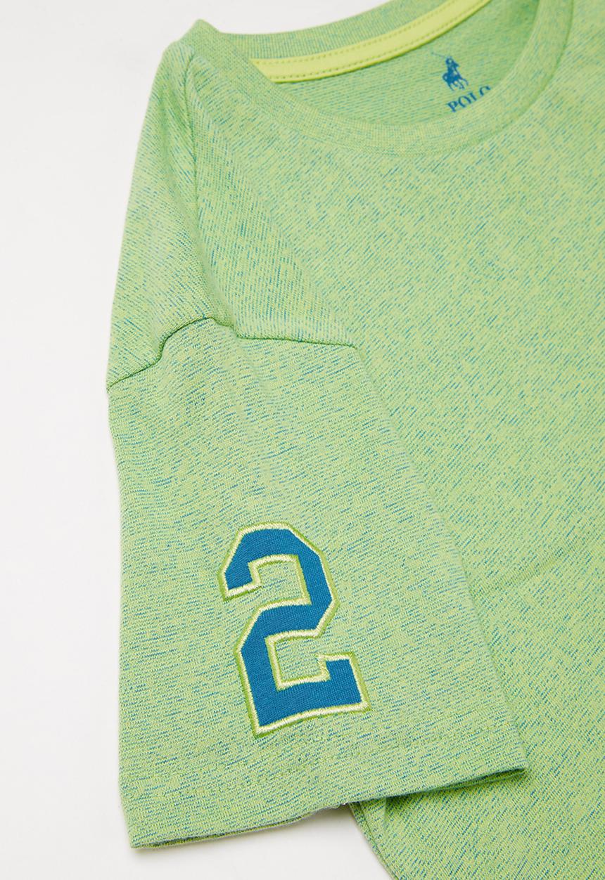 POLO - Hawke space dye short sleeve tee - lime