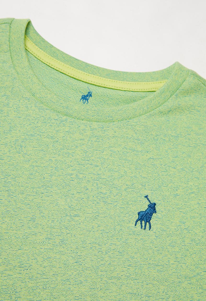 POLO - Hawke space dye short sleeve tee - lime