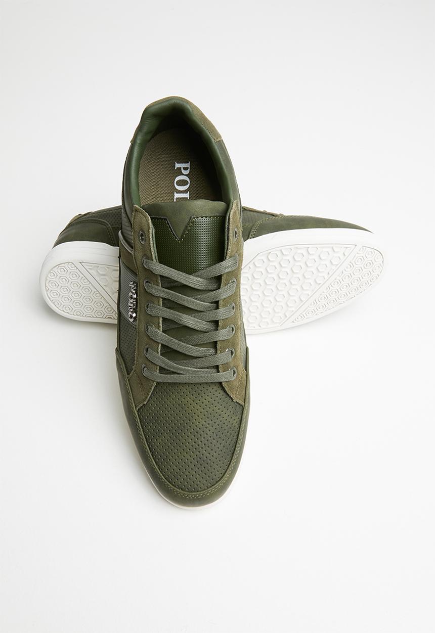 POLO - Benjamin side flash sneaker - green