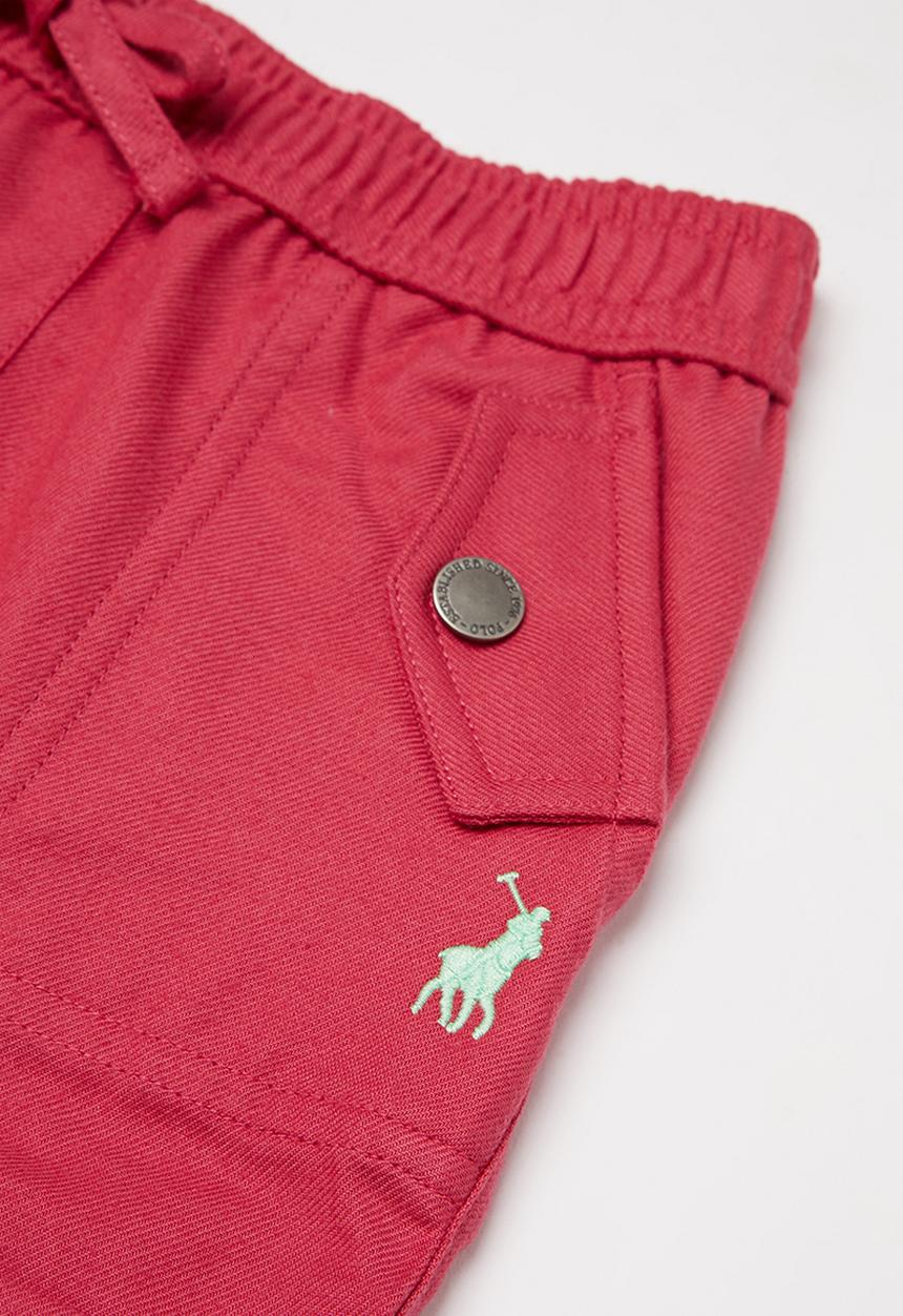 POLO - Girls audrey short - red