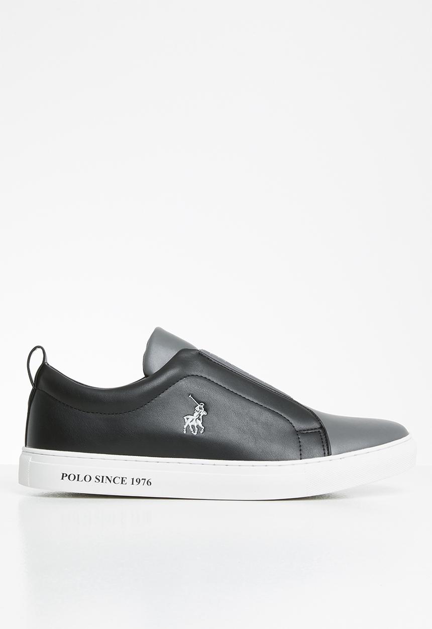 POLO - Boston gusset slip on sneaker - black